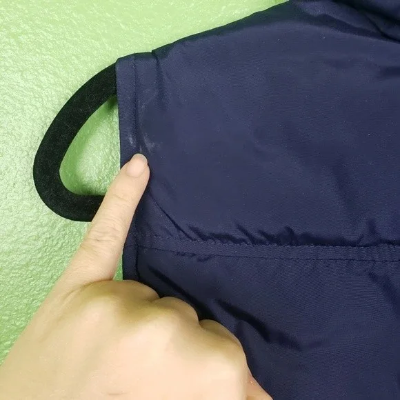 Land's End Women's Down Feather Base Puffer Zip Up Vest Size XS/2-4 - Picture 6 of 11